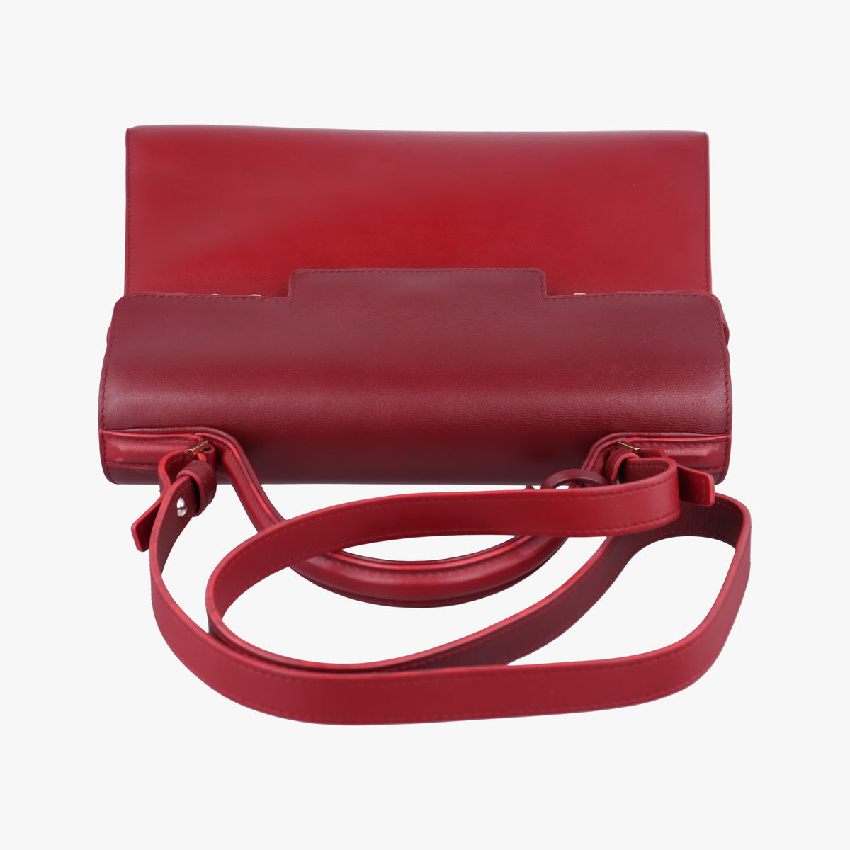 Vintage Delvaux Tampete Burgundy Leather  shoulderbag | stylenewstar