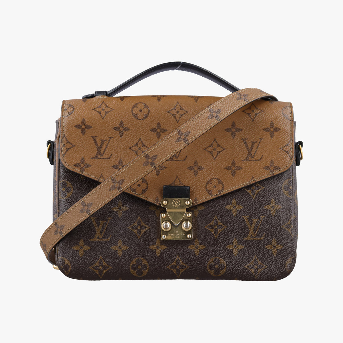 Pre-owned Louis Vuitton Pochette Metis MM Brown Monogram Reverse canvas M44876 shoulderbag | stylenewstar
