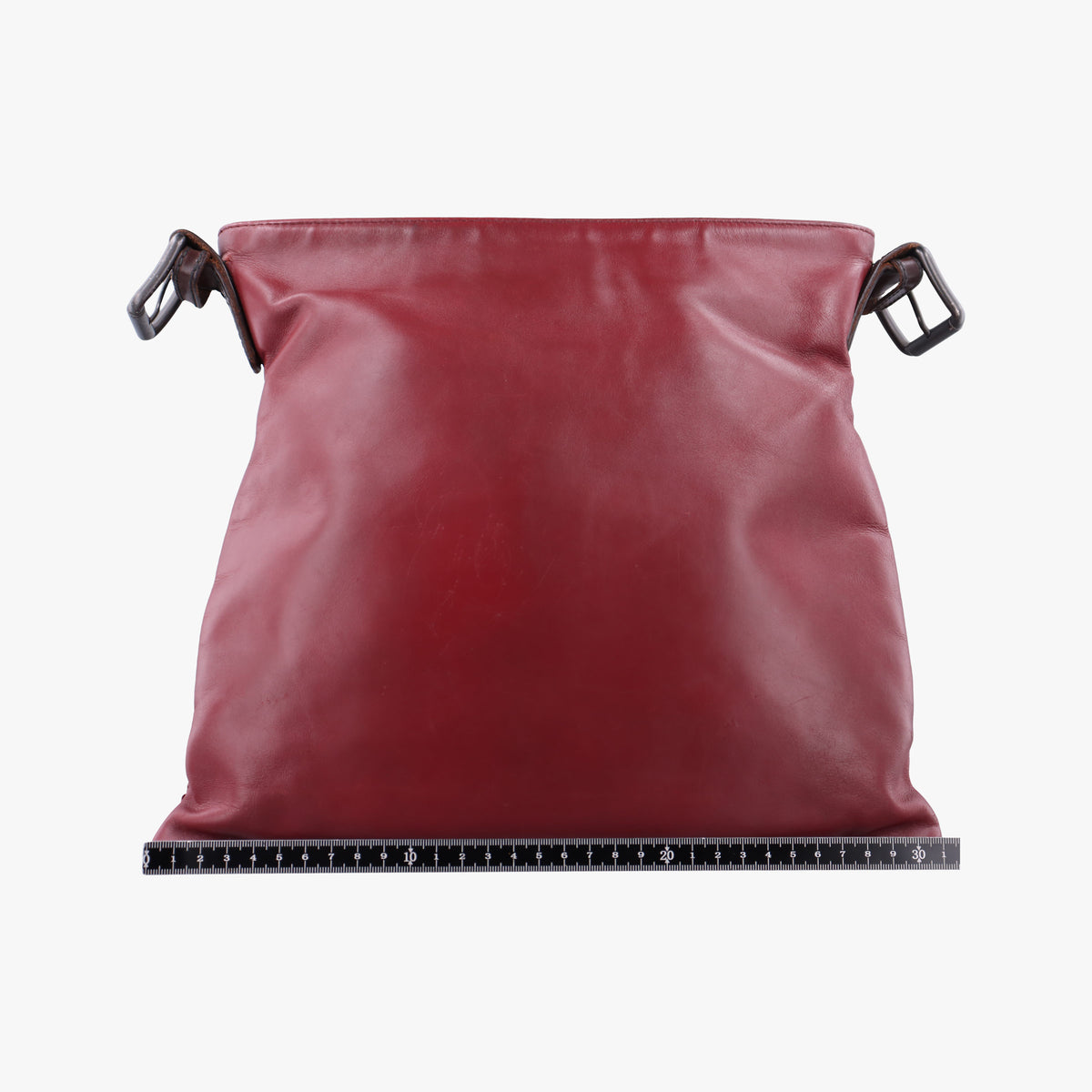 Pre-owned Bottega Veneta Intrecciato Red lambskin  shoulderbag | stylenewstar