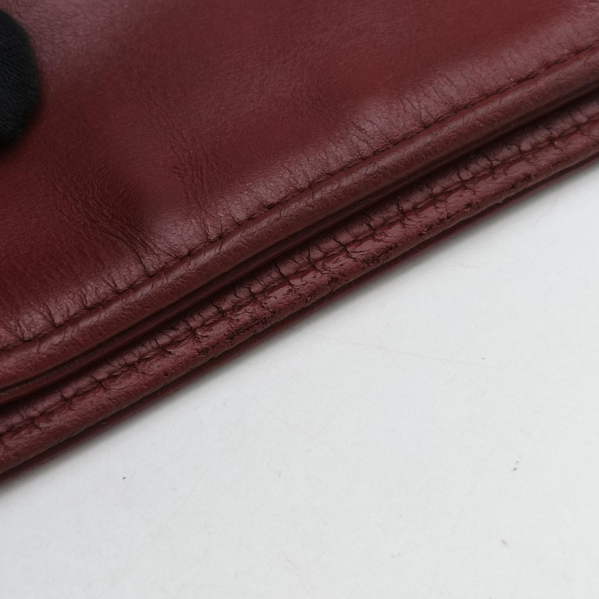 Pre-owned Bottega Veneta Intrecciato Red lambskin  shoulderbag | stylenewstar