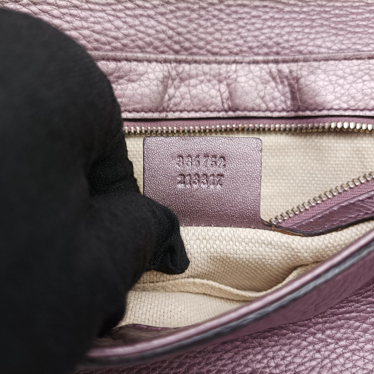 Pre-owned Gucci SOHO Purple Leather 336752 shoulderbag | stylenewstar