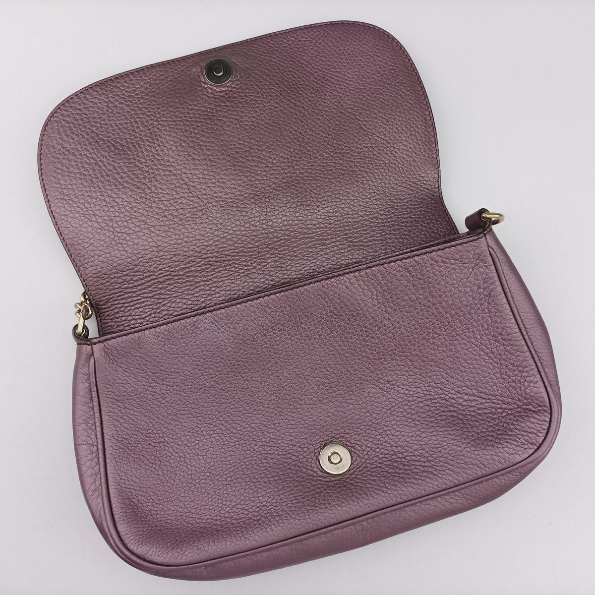 Pre-owned Gucci SOHO Purple Leather 336752 shoulderbag | stylenewstar