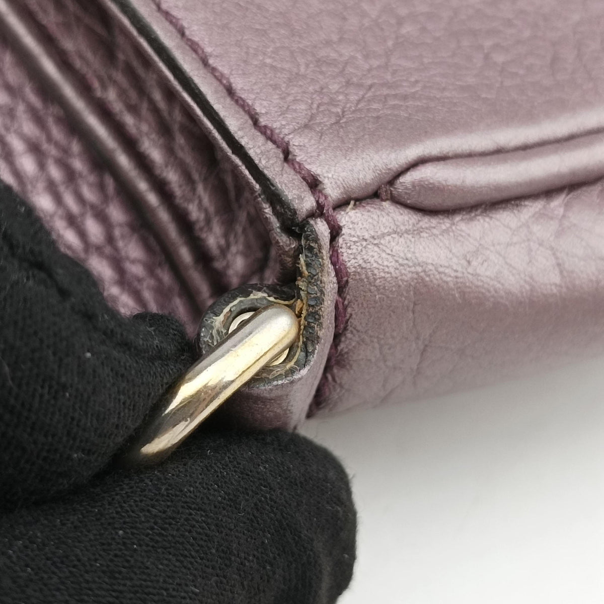 Pre-owned Gucci SOHO Purple Leather 336752 shoulderbag | stylenewstar
