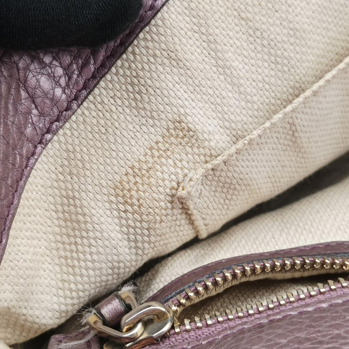Pre-owned Gucci SOHO Purple Leather 336752 shoulderbag | stylenewstar