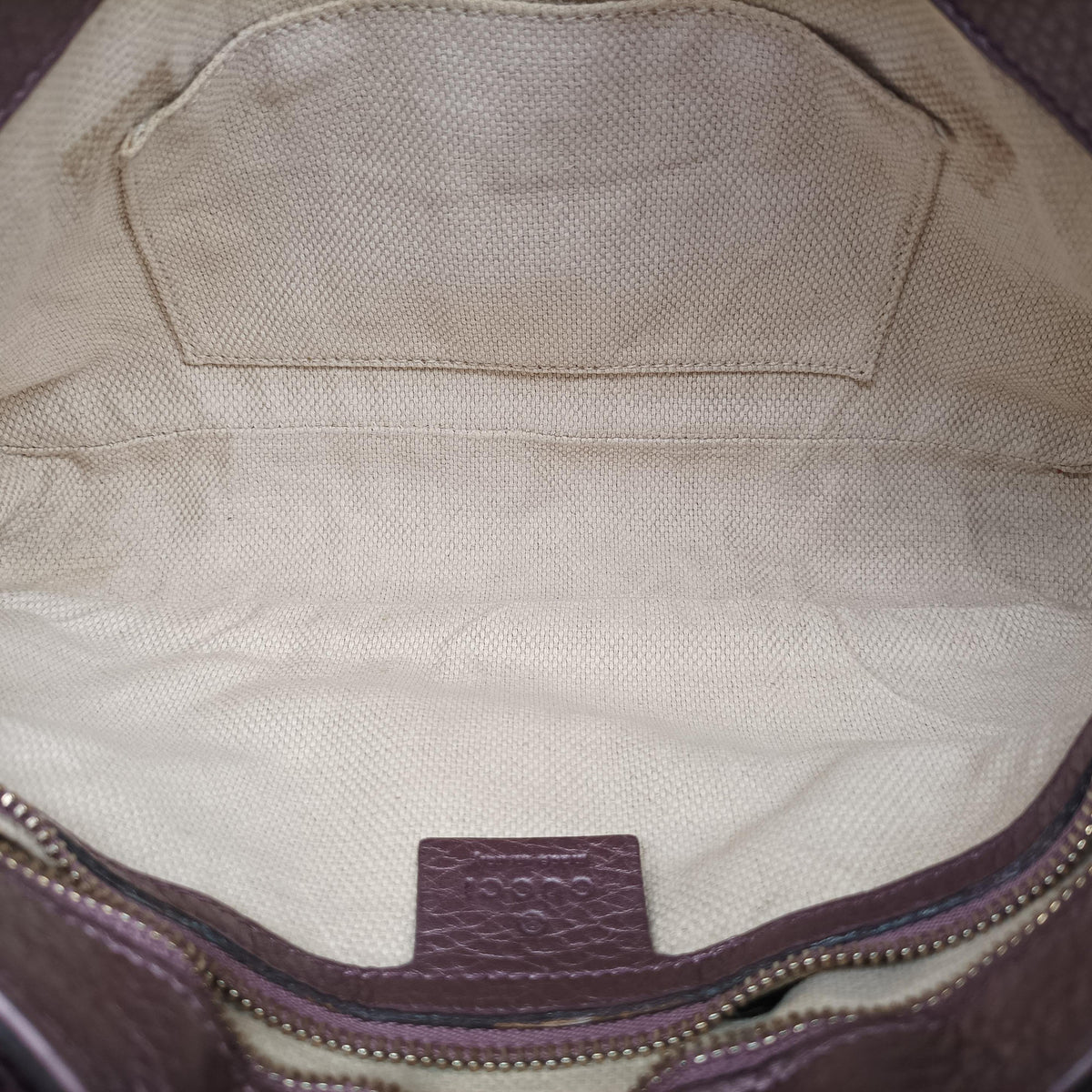 Pre-owned Gucci SOHO Purple Leather 336752 shoulderbag | stylenewstar