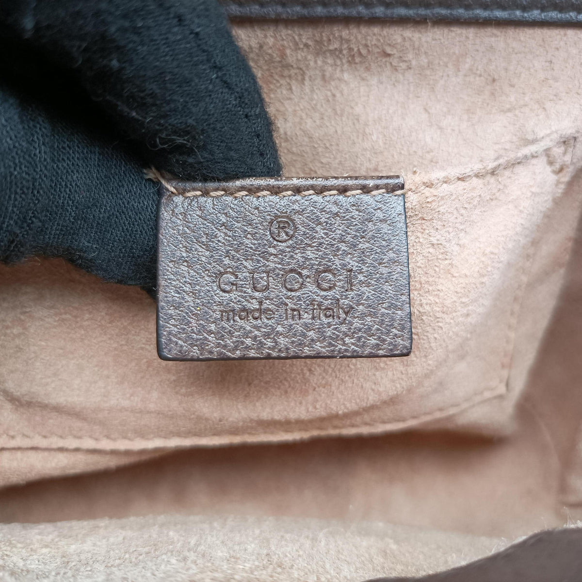 Pre-owned Gucci Padlock beige×Multicolour PVC coated canvas×Leather 409487 shoulderbag | stylenewstar