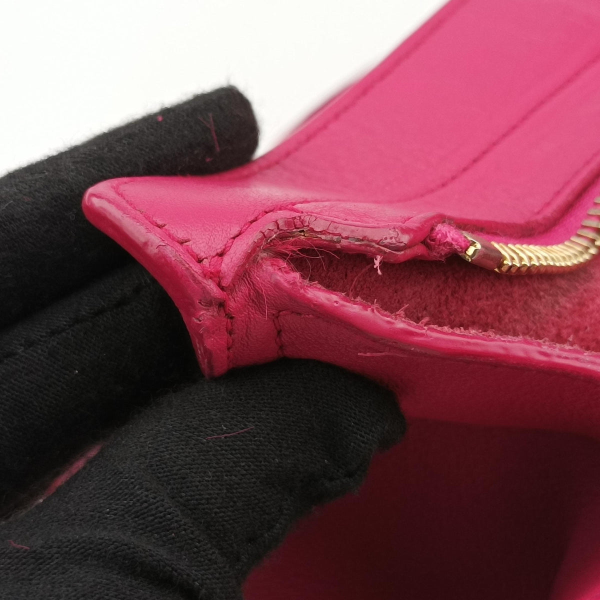 Pre-owned Yves Saint Laurent Y Ligne Petit Cabas Rose Leather 311210 shoulderbag | stylenewstar