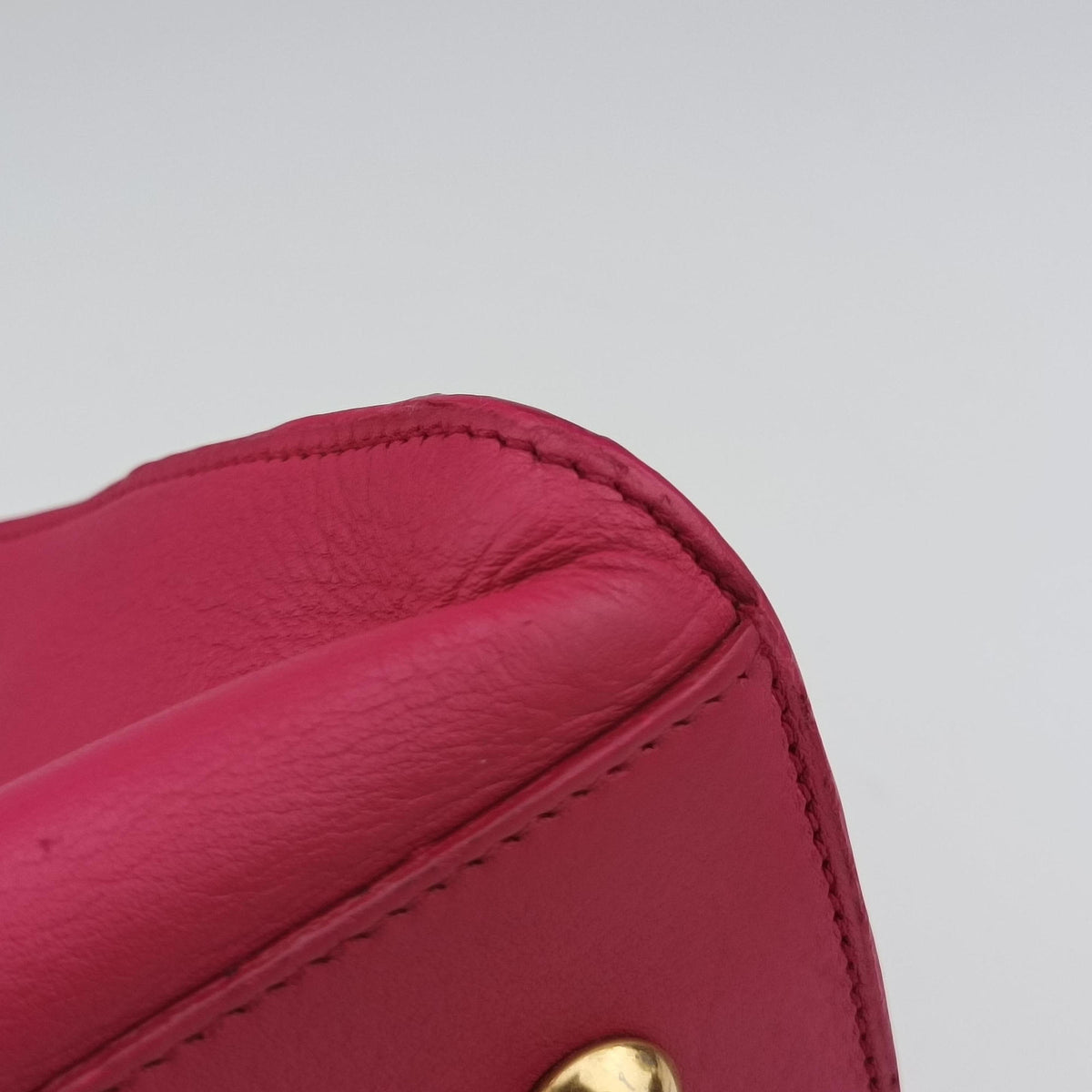 Pre-owned Yves Saint Laurent Y Ligne Petit Cabas Rose Leather 311210 shoulderbag | stylenewstar