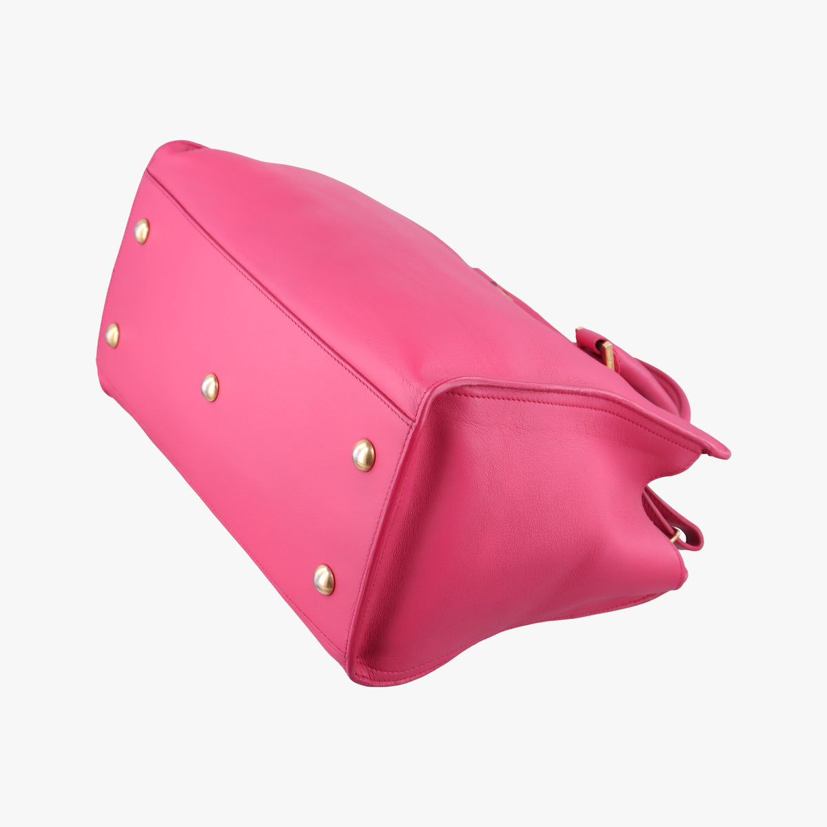 Pre-owned Yves Saint Laurent Y Ligne Petit Cabas Rose Leather 311210 shoulderbag | stylenewstar