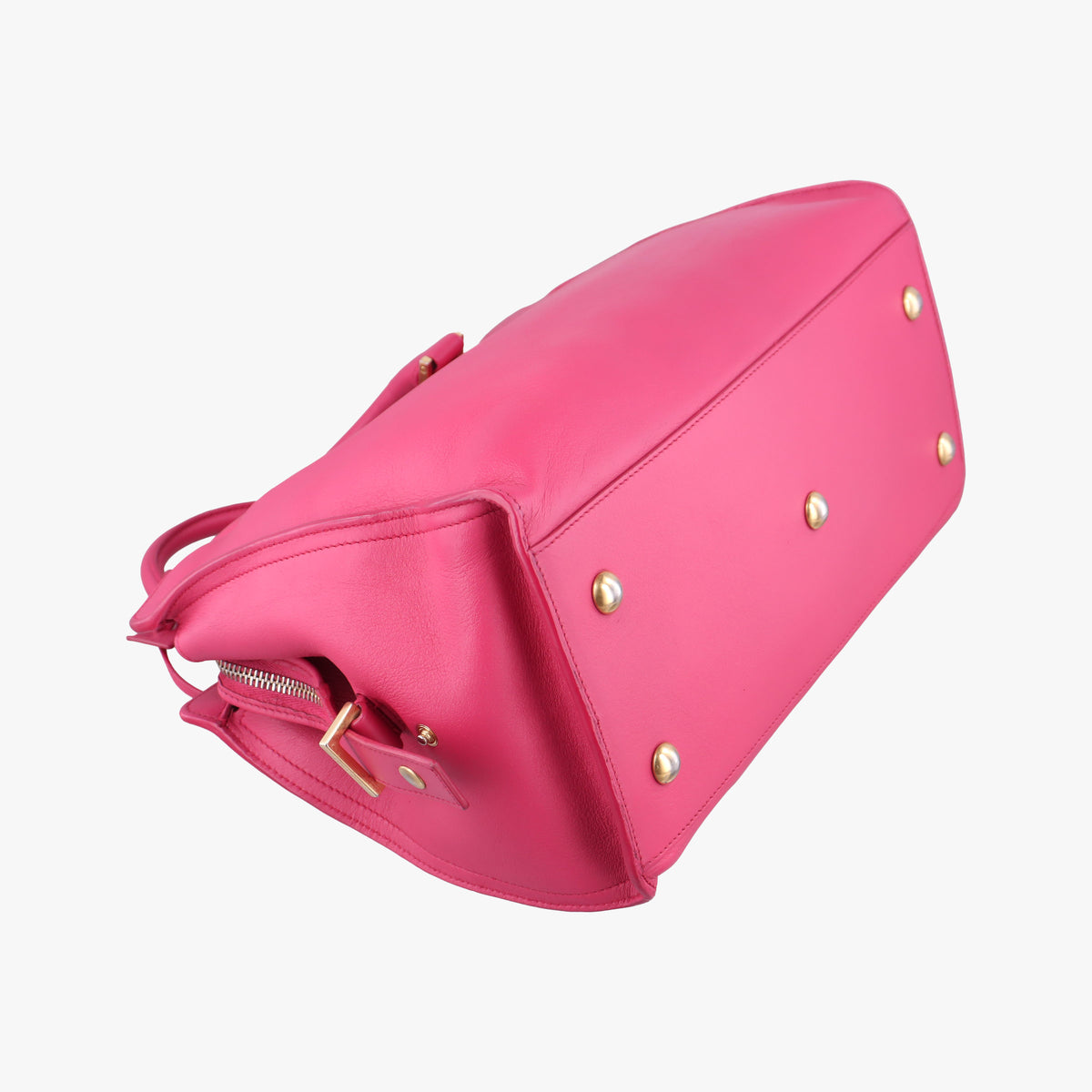 Pre-owned Yves Saint Laurent Y Ligne Petit Cabas Rose Leather 311210 shoulderbag | stylenewstar