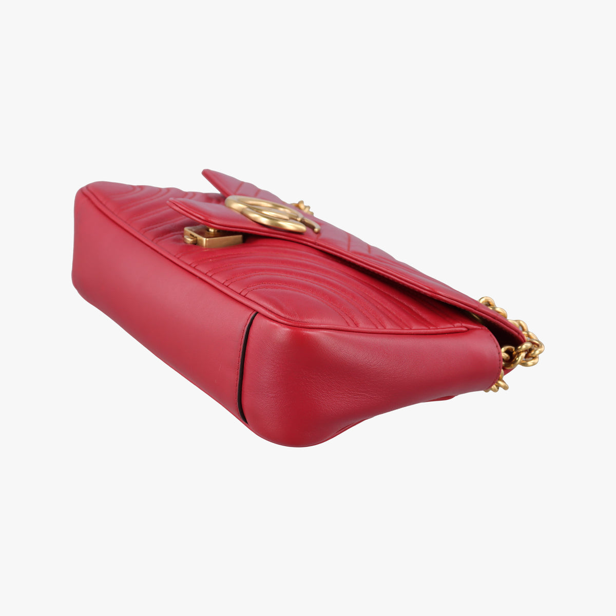 Vintage Gucci GG Marmont Red Leather 443497 shoulderbag | stylenewstar