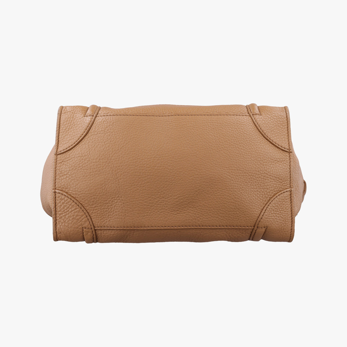 Secondhand Celine Luggage Mini Shopper Camel Leather  handbag | stylenewstar