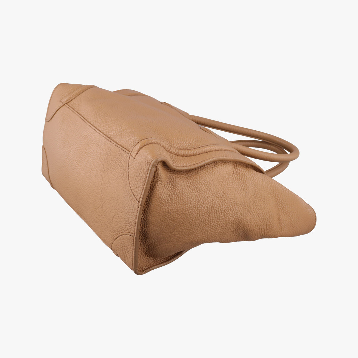 Secondhand Celine Luggage Mini Shopper Camel Leather  handbag | stylenewstar