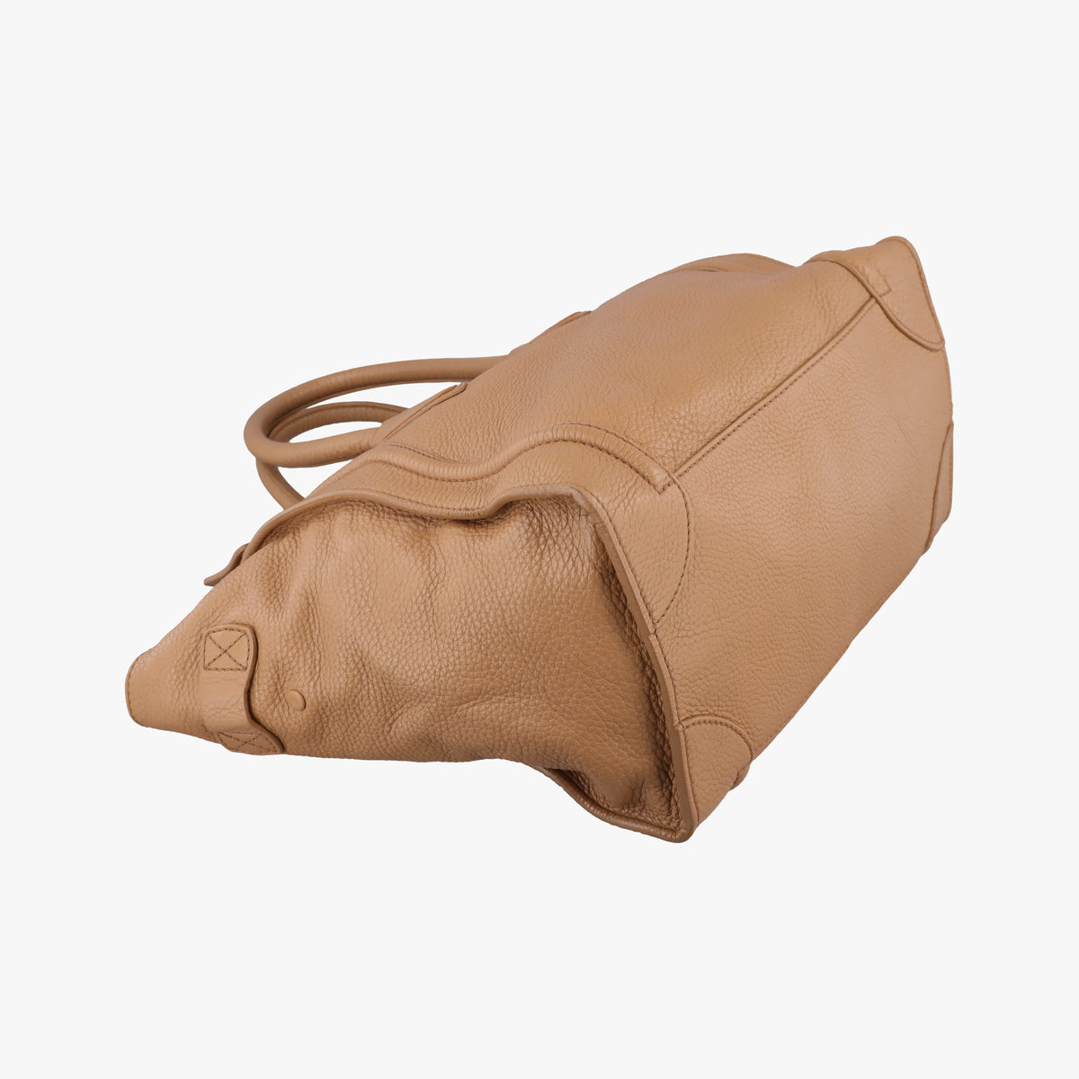 Secondhand Celine Luggage Mini Shopper Camel Leather  handbag | stylenewstar