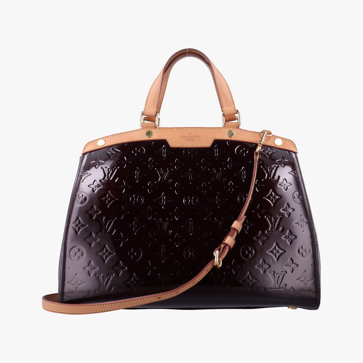Pre-owned Louis Vuitton Brea GM AMARANTE Vernis M91616 shoulderbag | stylenewstar