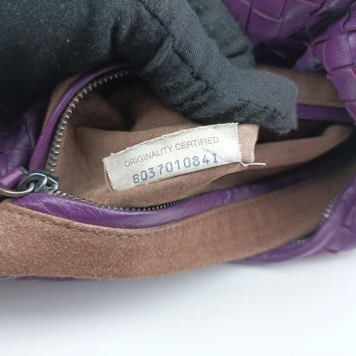 Vintage Bottega Veneta Intrecciato Purple lambskin  shoulderbag | stylenewstar