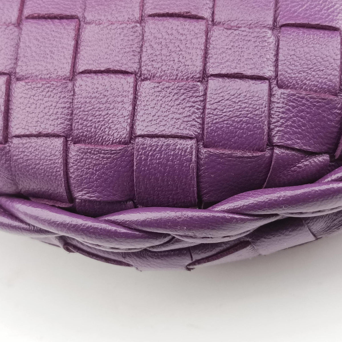 Vintage Bottega Veneta Intrecciato Purple lambskin  shoulderbag | stylenewstar