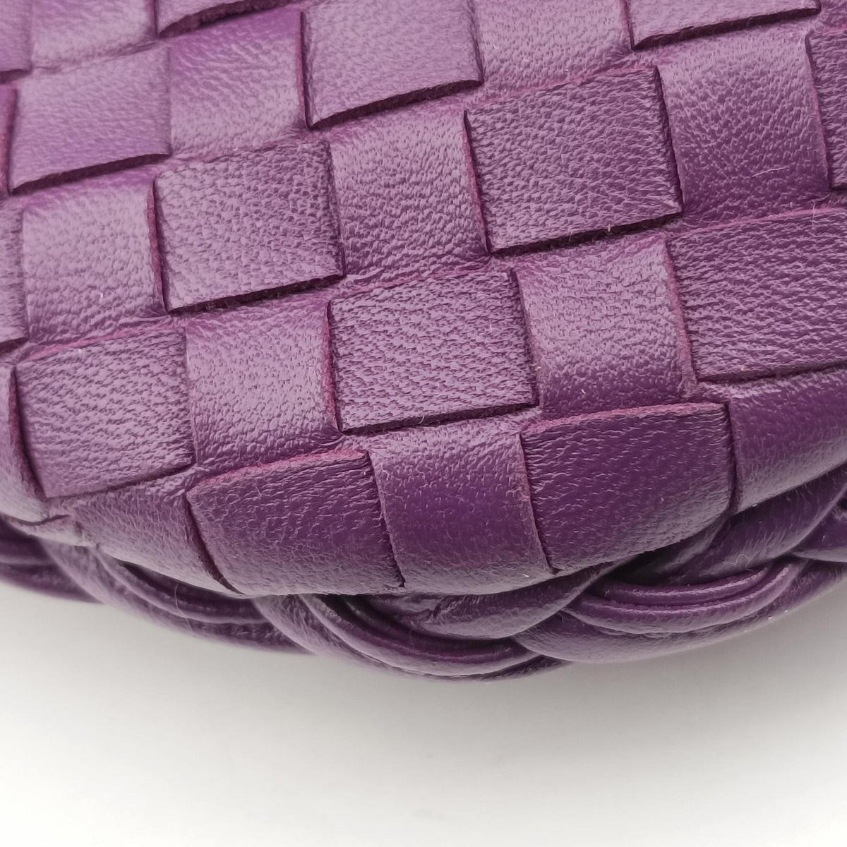 Vintage Bottega Veneta Intrecciato Purple lambskin  shoulderbag | stylenewstar