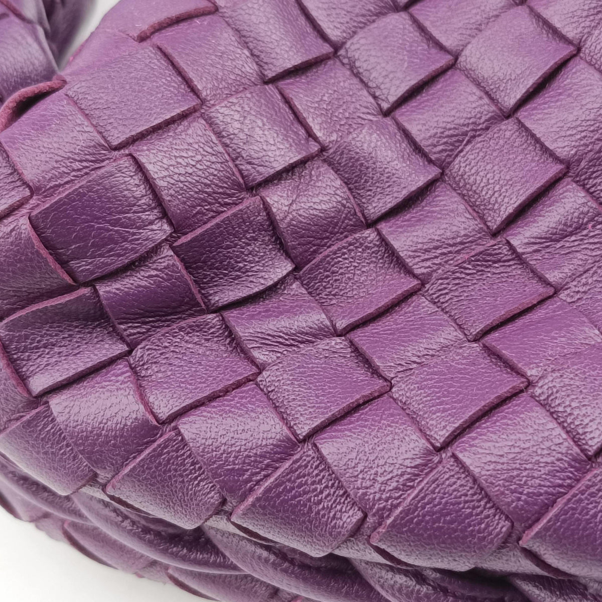 Vintage Bottega Veneta Intrecciato Purple lambskin  shoulderbag | stylenewstar