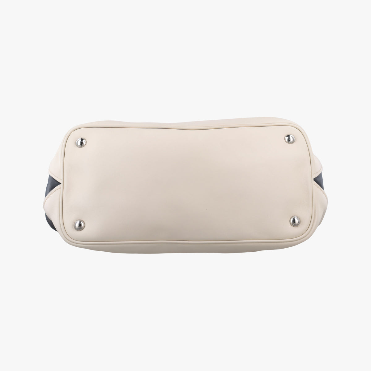 Pre-owned Prada Tote Bag White Leather BN2611 shoulderbag | stylenewstar