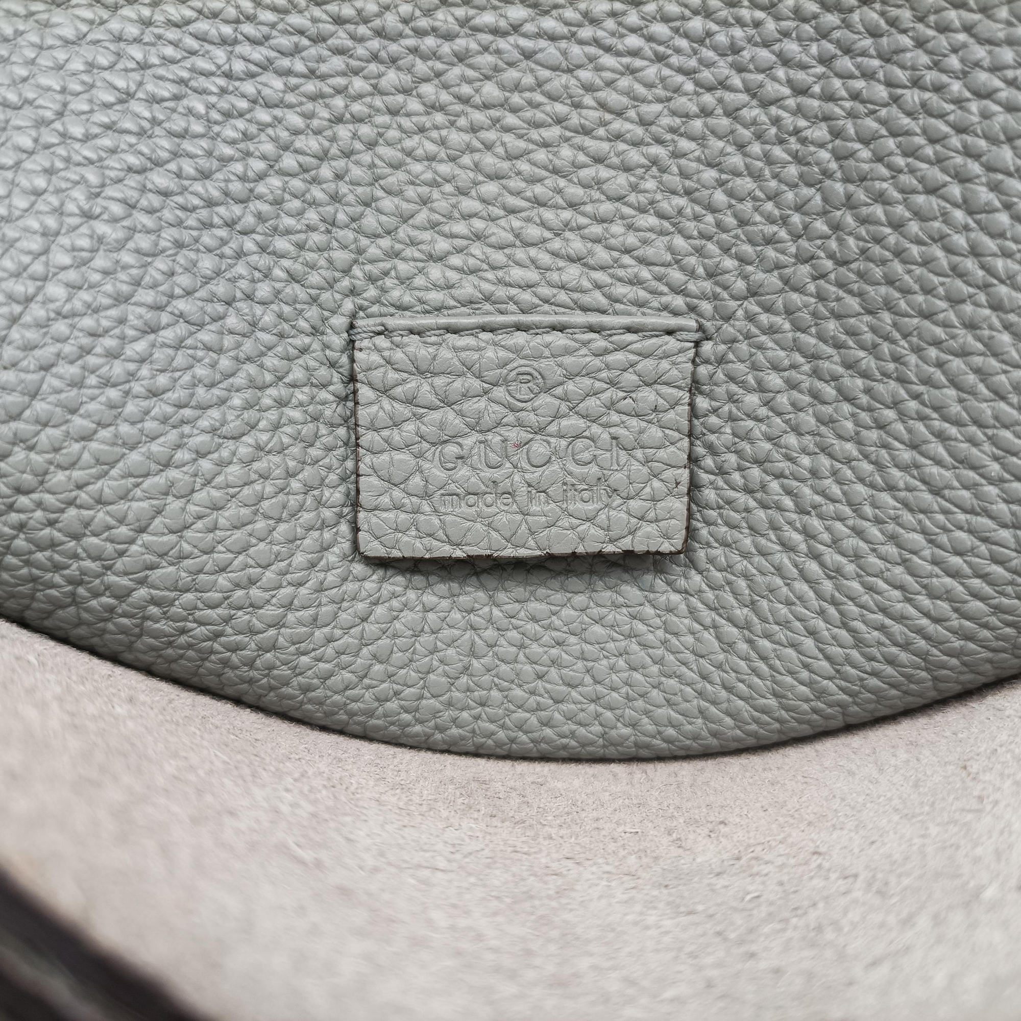 Pre-owned Gucci New Jackie BlueGrey Leather 362971 shoulderbag | stylenewstar