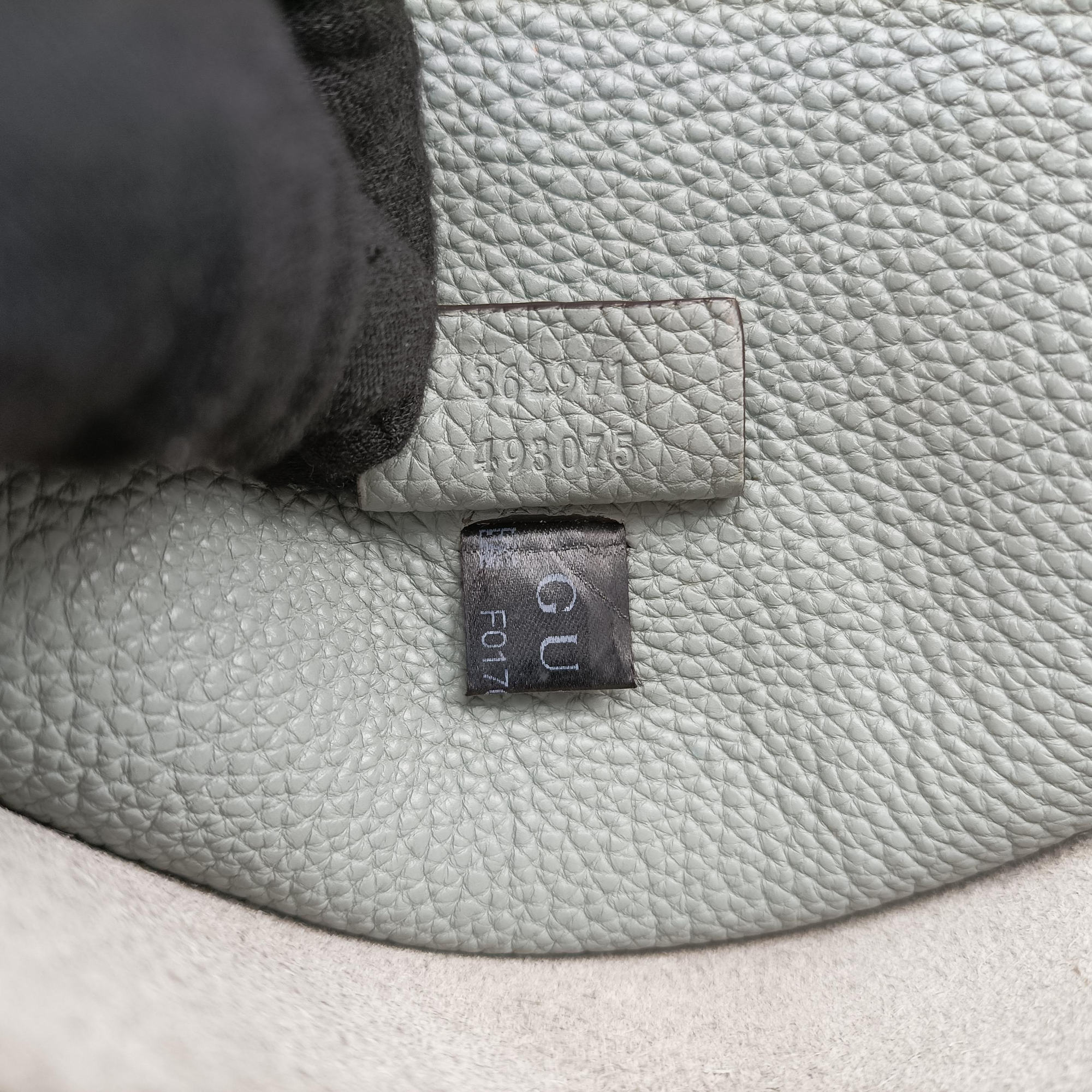 Pre-owned Gucci New Jackie BlueGrey Leather 362971 shoulderbag | stylenewstar