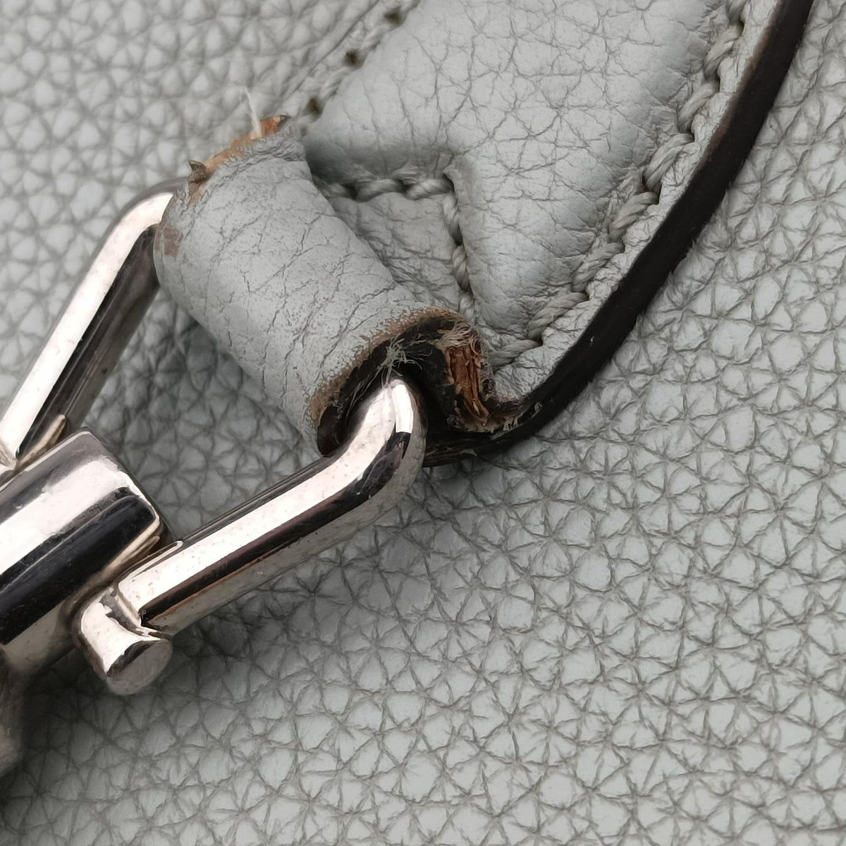 Pre-owned Gucci New Jackie BlueGrey Leather 362971 shoulderbag | stylenewstar
