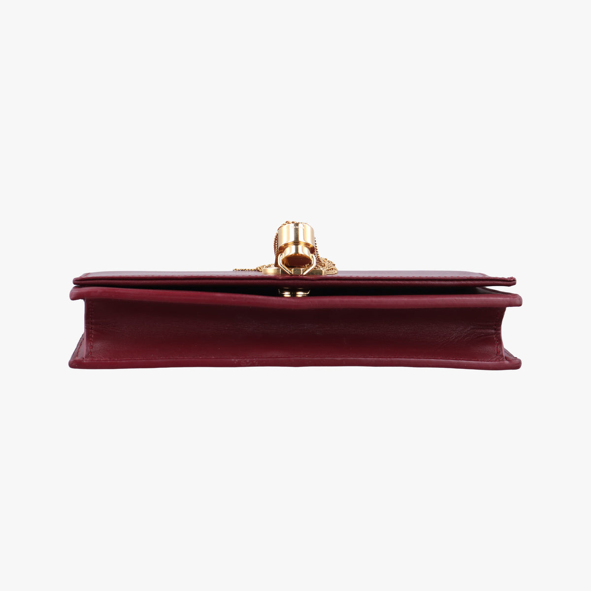 Pre-owned Yves Saint Laurent KATE Burgundy Leather 452159 shoulderbag | stylenewstar