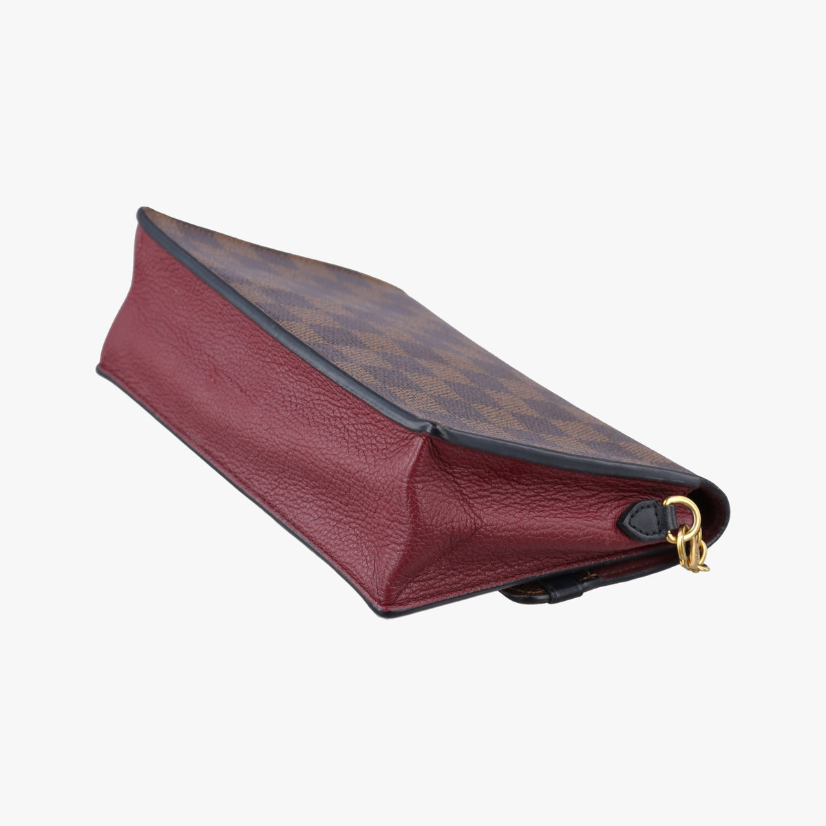 Pre-owned Louis Vuitton VavinPM EBENE×bordeaux Monogram Canvas×calf leather N40109 shoulderbag | stylenewstar