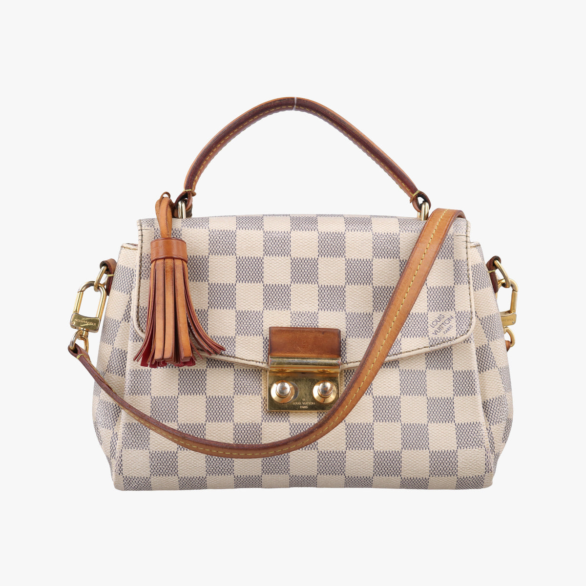 Pre-owned Louis Vuitton CROISETTE Azur Damier Canvas N41581 shoulderbag | stylenewstar