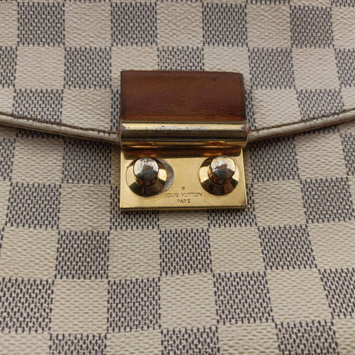 Pre-owned Louis Vuitton CROISETTE Azur Damier Canvas N41581 shoulderbag | stylenewstar