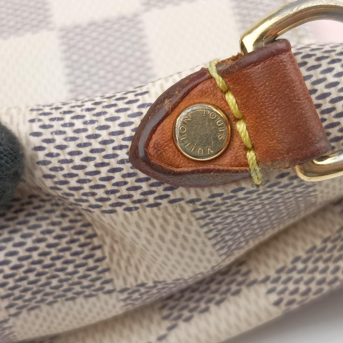 Pre-owned Louis Vuitton CROISETTE Azur Damier Canvas N41581 shoulderbag | stylenewstar