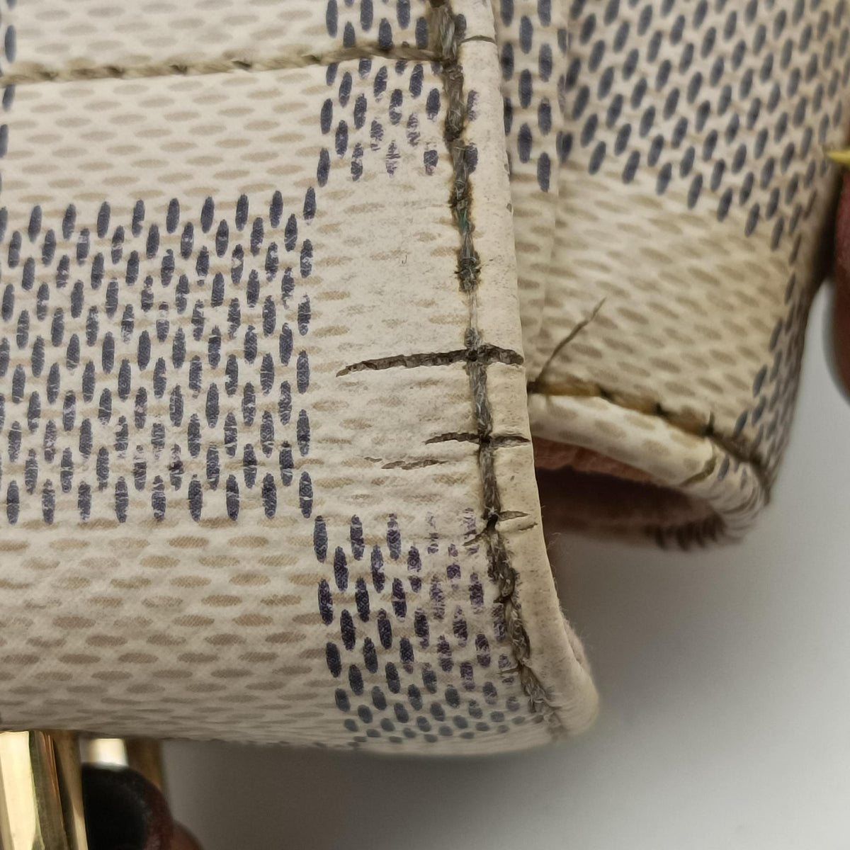 Pre-owned Louis Vuitton CROISETTE Azur Damier Canvas N41581 shoulderbag | stylenewstar