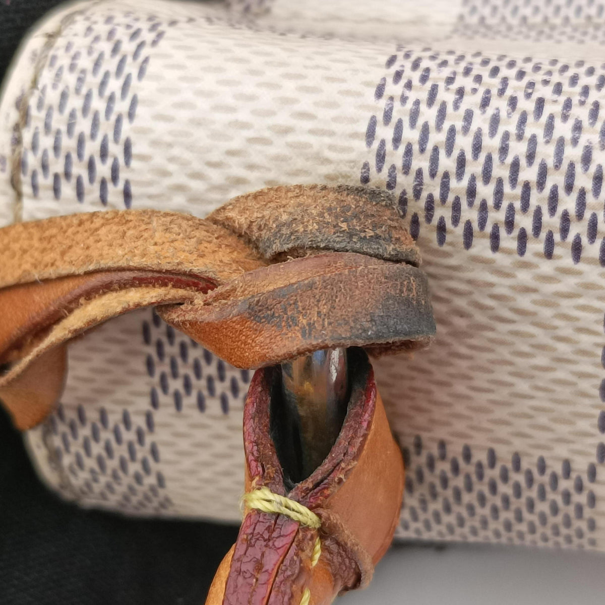 Pre-owned Louis Vuitton CROISETTE Azur Damier Canvas N41581 shoulderbag | stylenewstar