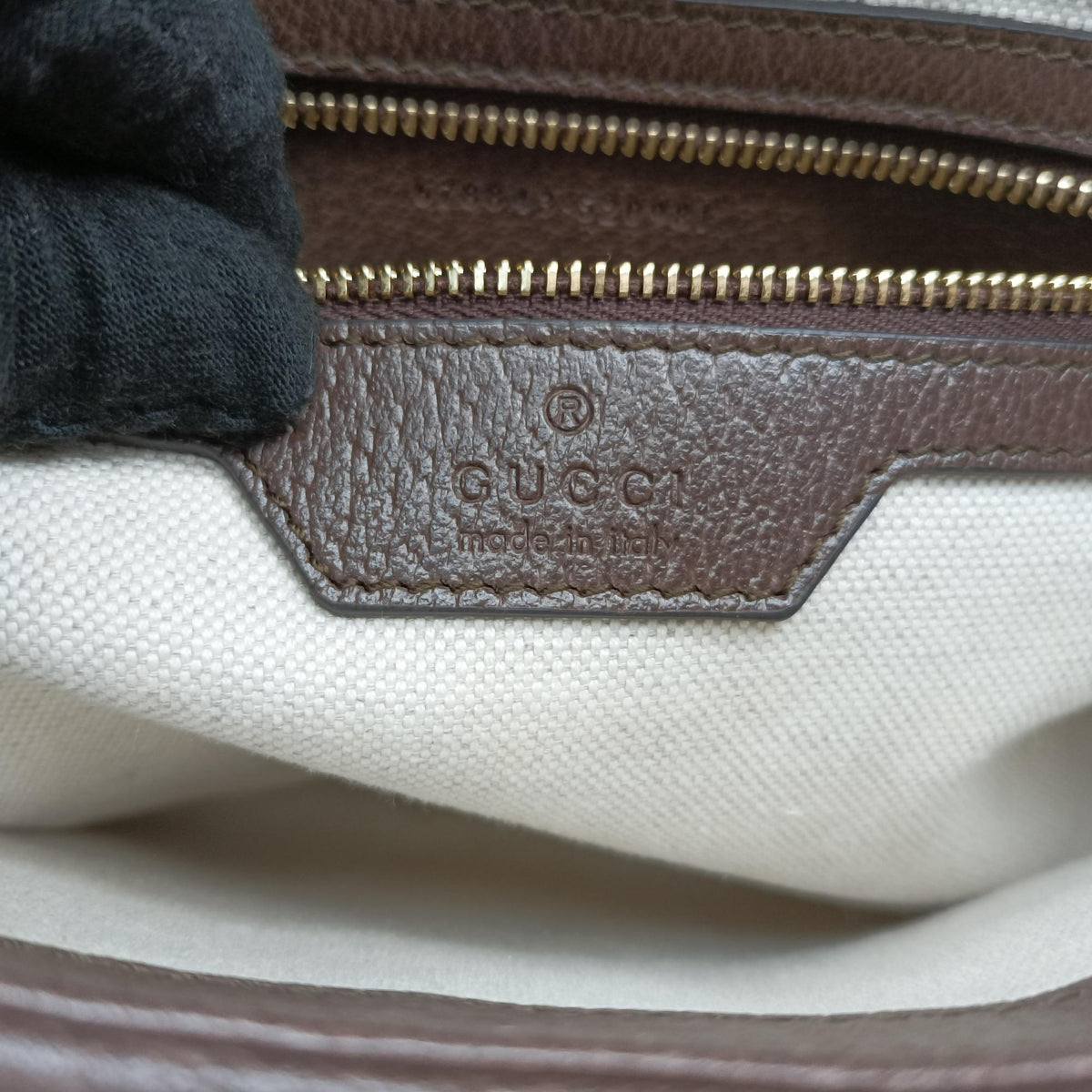 Pre-owned Gucci JACKIE beige×Multicolour PVC coated canvas×Leather 678843 shoulderbag | stylenewstar