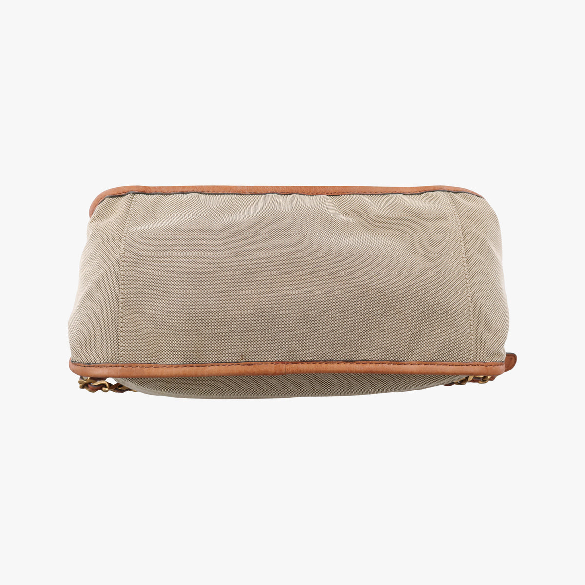 Pre-owned Chloe Harley Beige×Brown Canvas× leather  handbag | stylenewstar