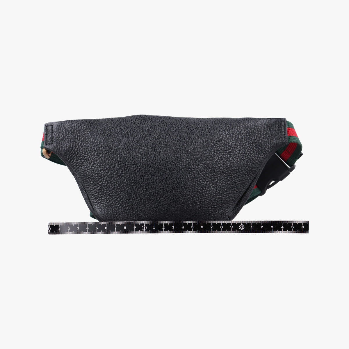 Pre-owned Gucci Print Black Leather 527792 bum bag/waist bag | stylenewstar