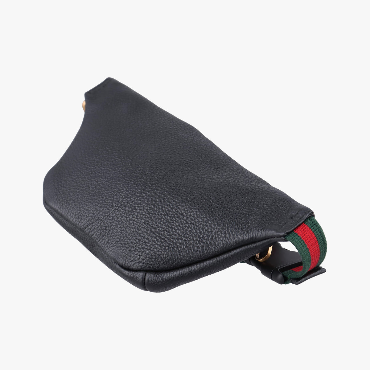Secondhand Gucci Print Black Leather 527792 bum bag/waist bag | stylenewstar