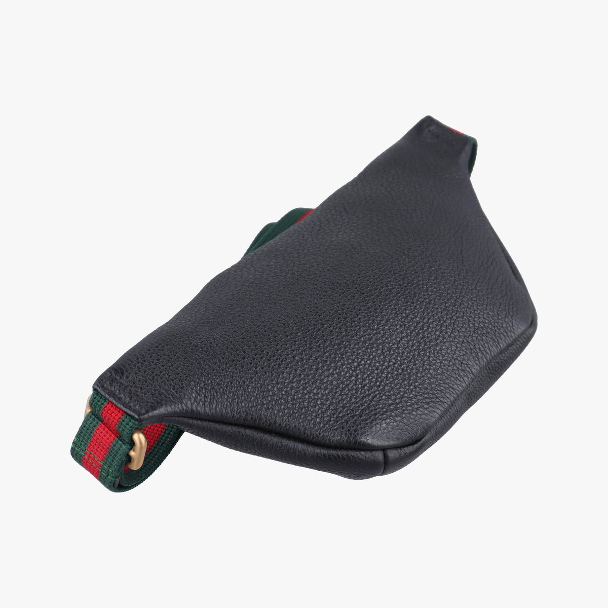 Secondhand Gucci Print Black Leather 527792 bum bag/waist bag | stylenewstar