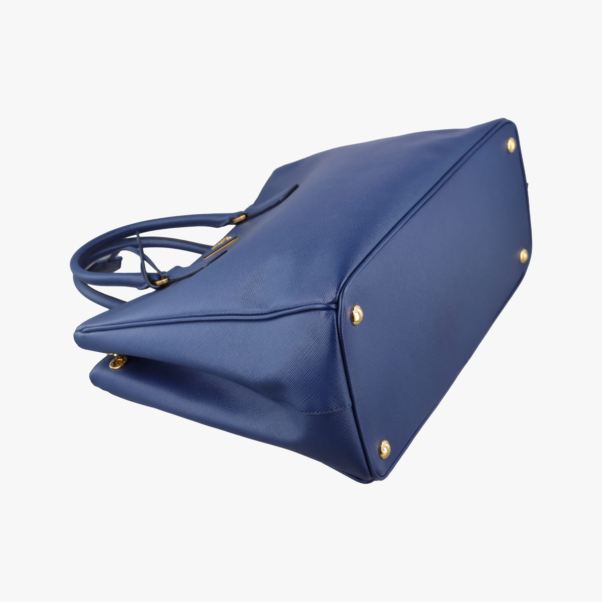 Secondhand Prada Galleria Navy SAFFIANO Leather BN2274 handbag | stylenewstar
