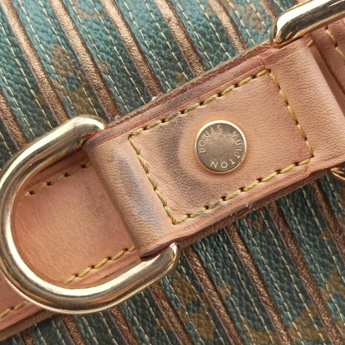 Secondhand Louis Vuitton Neo Khaki×Green Monogram Eden M40356 shoulderbag | stylenewstar