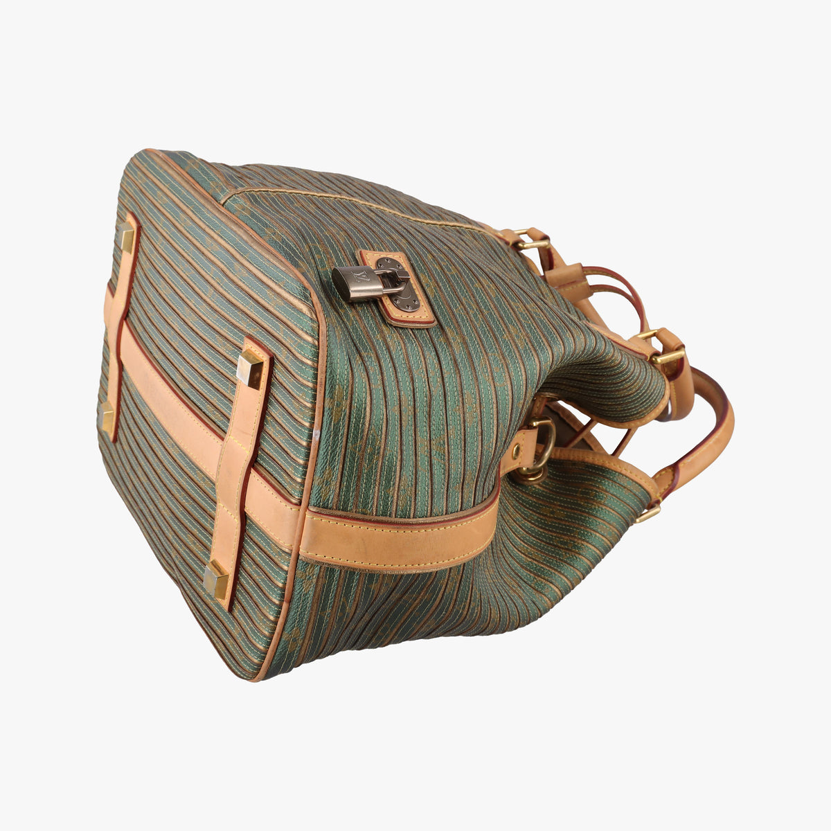 Pre-owned Louis Vuitton Neo Khaki×Green Monogram Eden M40356 shoulderbag | stylenewstar