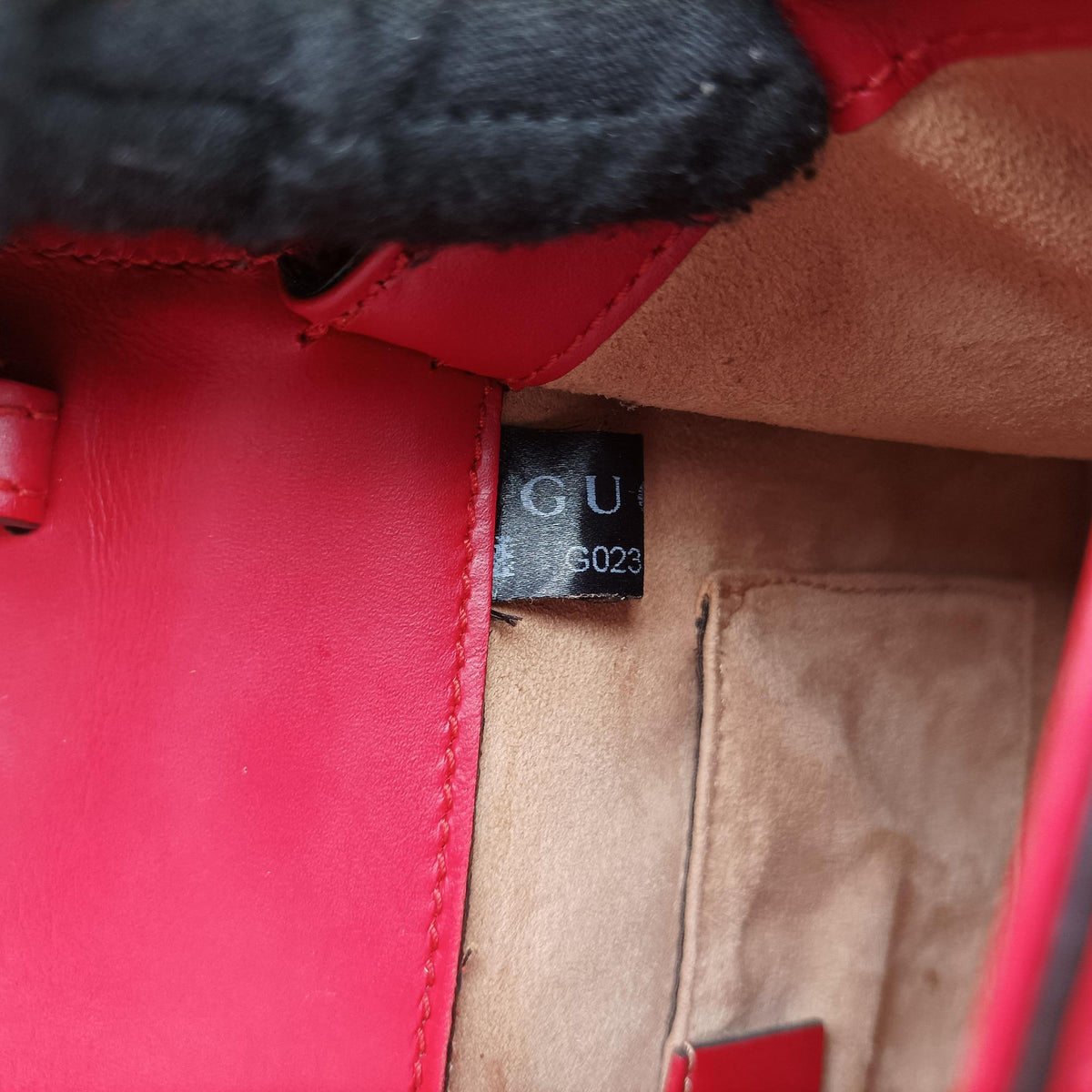 Pre-owned Gucci Sylvie Red Leather 470270 backpack/rucksack | stylenewstar