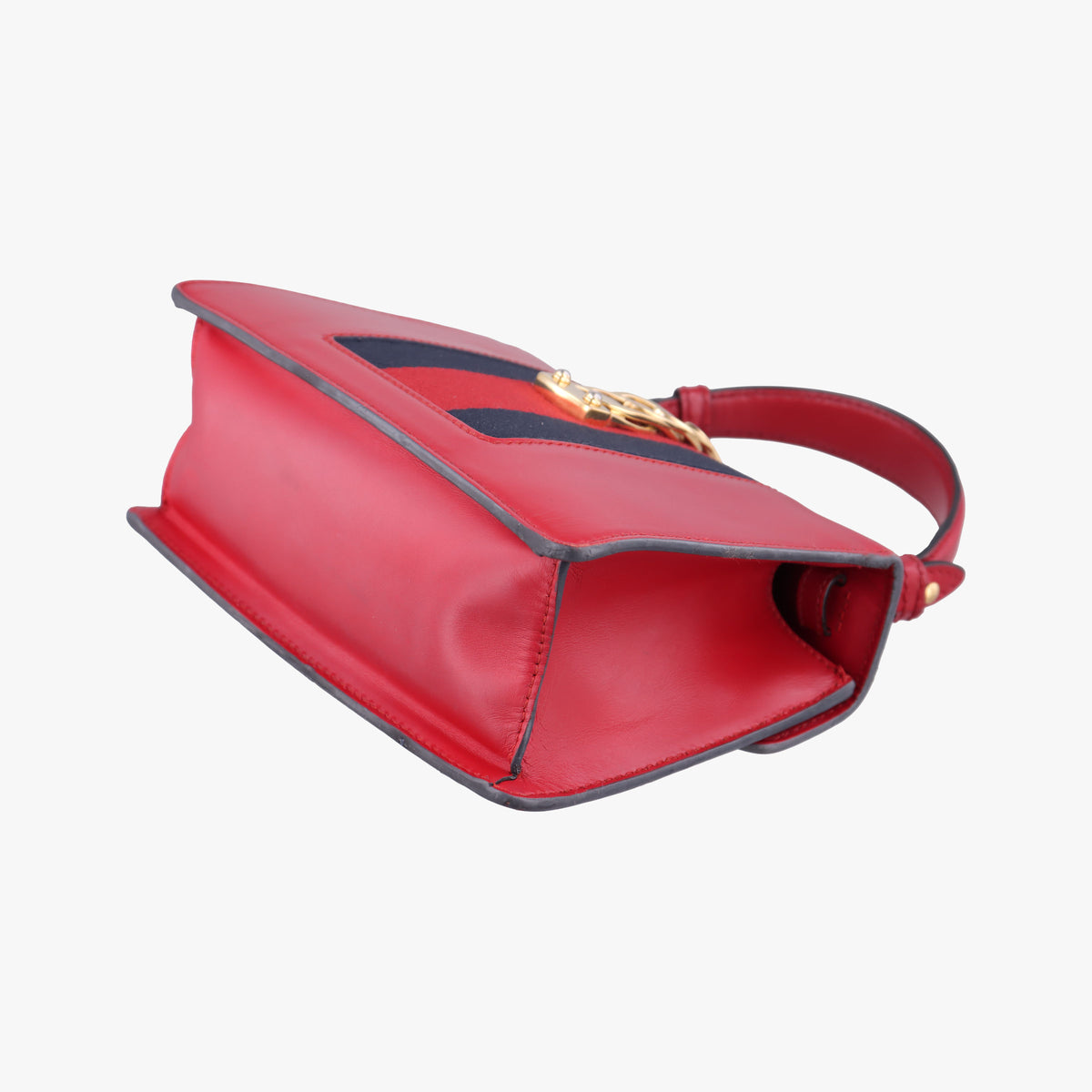 Pre-owned Gucci Sylvie Red Leather 470270 backpack/rucksack | stylenewstar