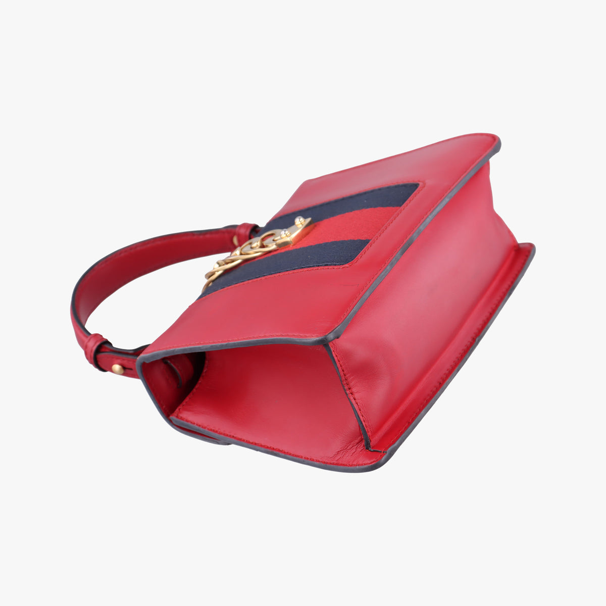 Pre-owned Gucci Sylvie Red Leather 470270 backpack/rucksack | stylenewstar
