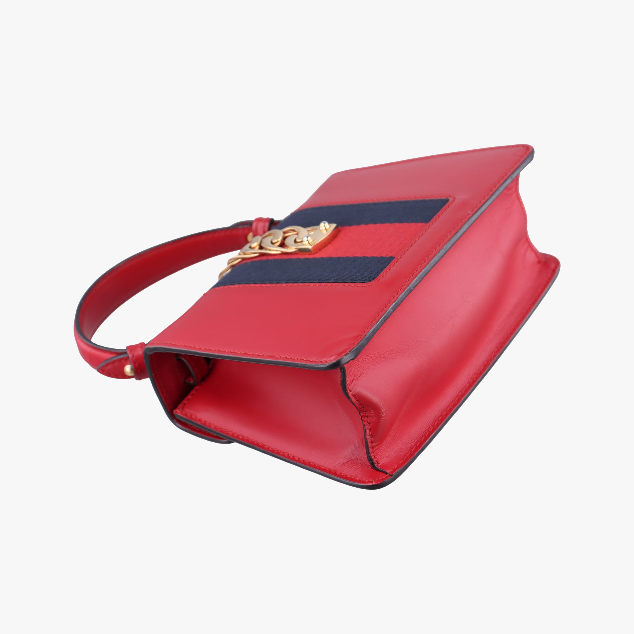 Pre-owned Gucci Sylvie Red Leather 470270 shoulderbag | stylenewstar