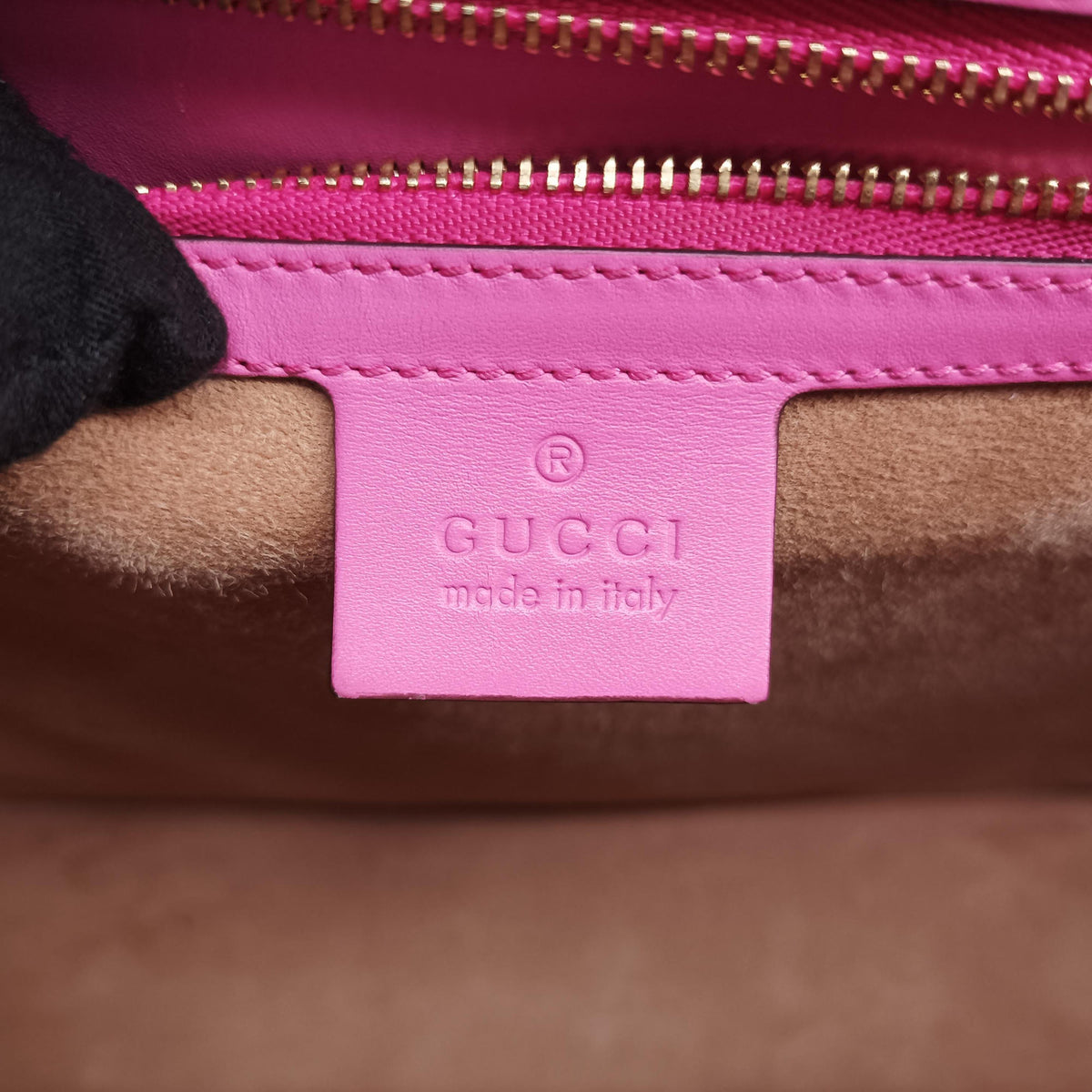 Pre-owned Gucci Sylvie Rose Leather 431665 shoulderbag | stylenewstar
