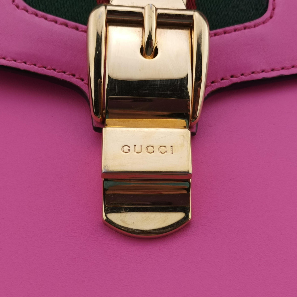 Pre-owned Gucci Sylvie Rose Leather 431665 shoulderbag | stylenewstar