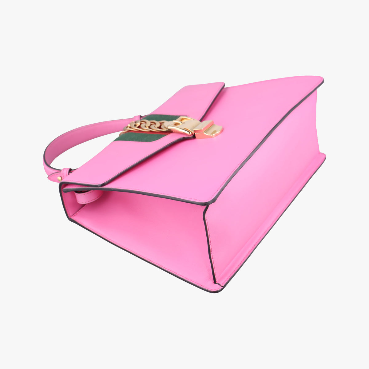 Pre-owned Gucci Sylvie Rose Leather 431665 shoulderbag | stylenewstar