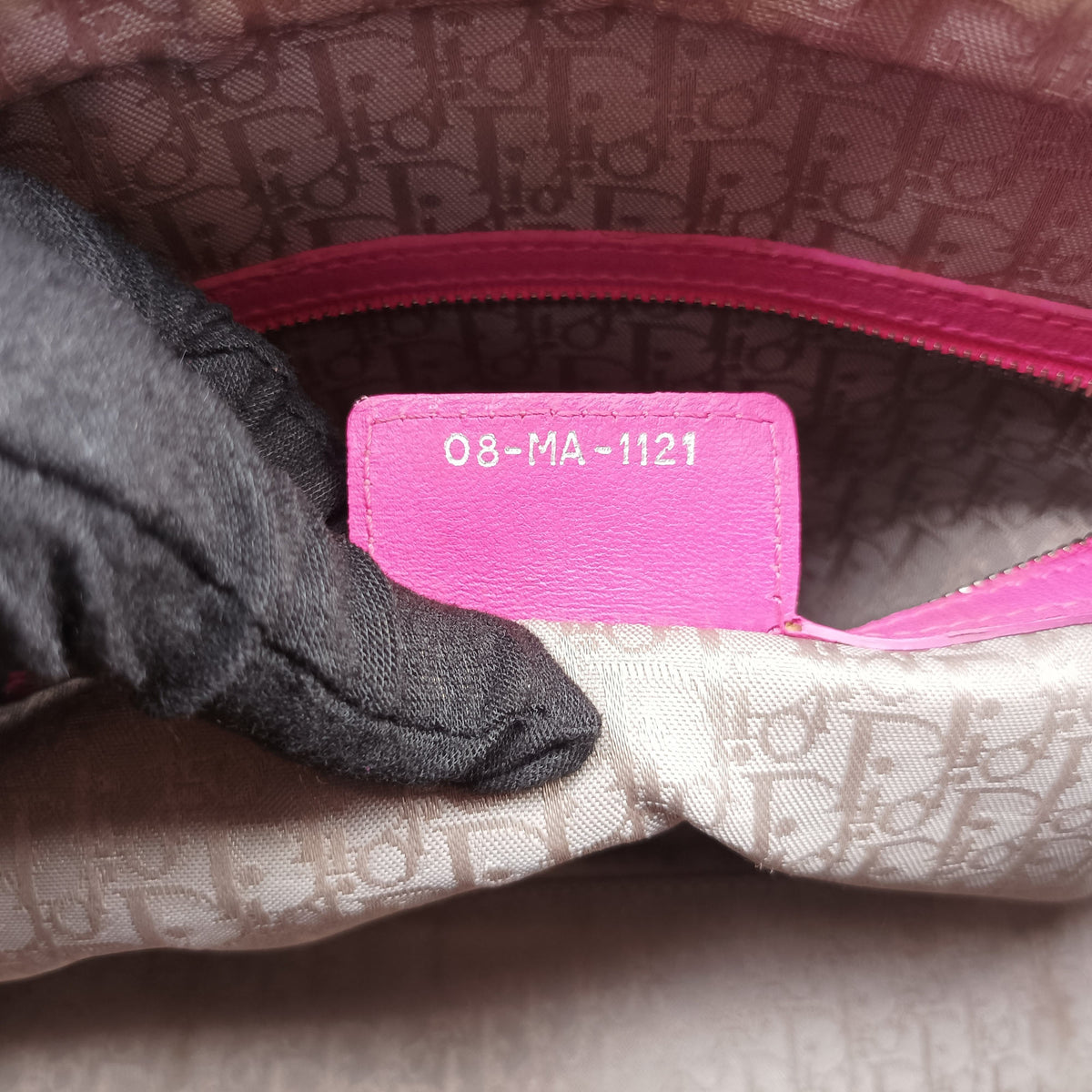 Pre-owned Christian Dior Lady Dior Pink lambskin  shoulderbag | stylenewstar